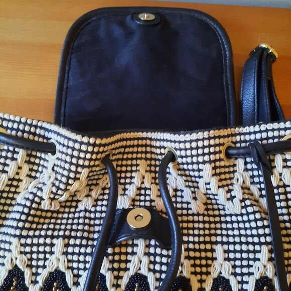 Rebecca Minkoff Bohemian Beaded Fringe Leather Embroidered Mirror Backpack - Picture 5 of 9